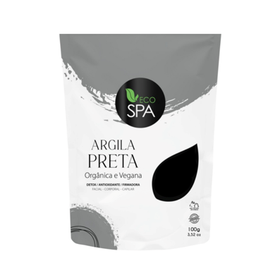 Argila Preta vegana e orgânica 100g