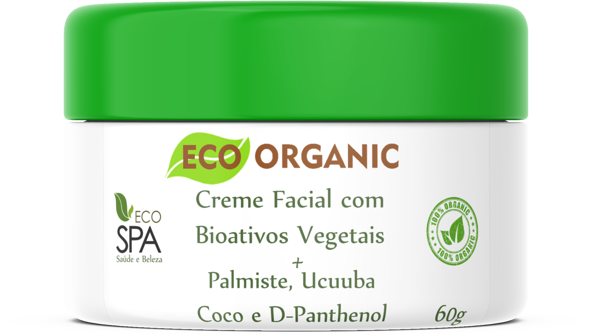 Creme Facial Eco Organic 60g